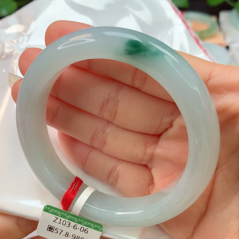 【闪购商品】翡翠手镯未镶嵌天然翡翠手镯