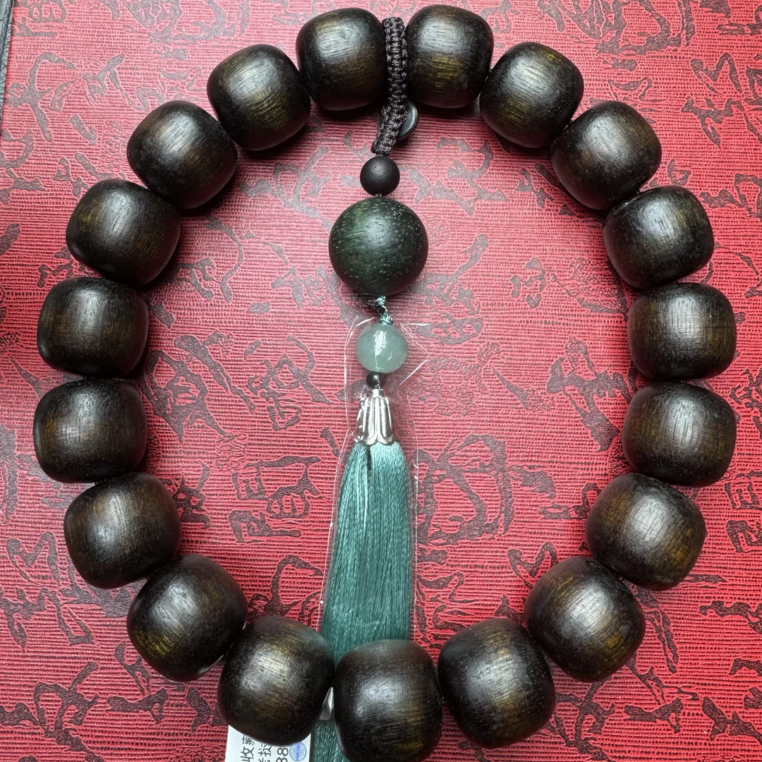 （开总文玩）天然沉香木串432