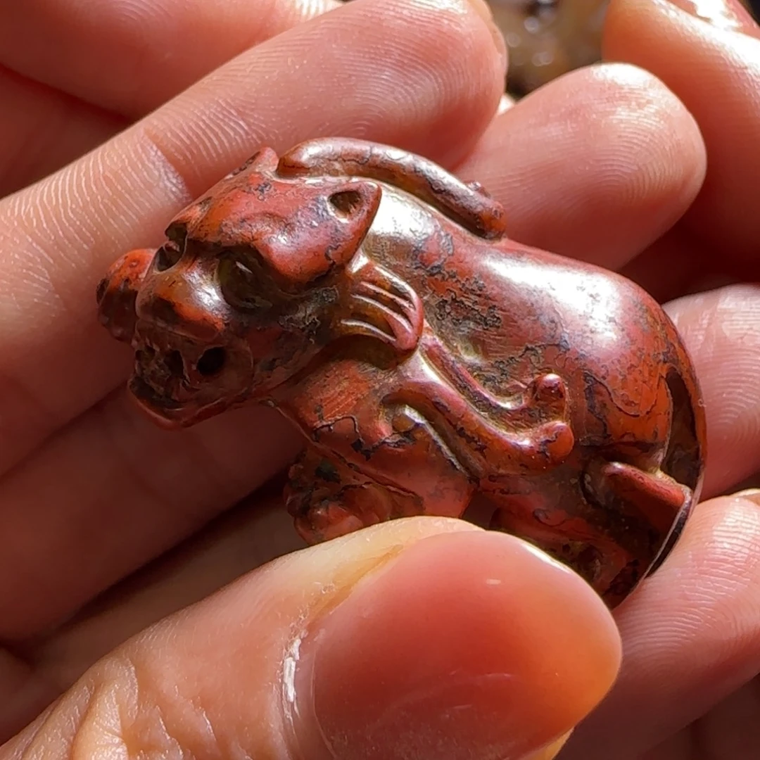 大***生和田玉未镶嵌挂件