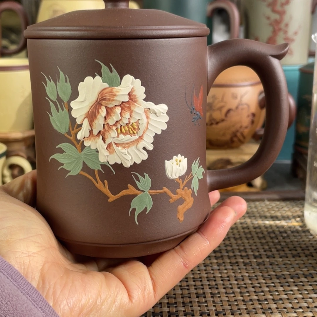 茶杯紫砂紫砂盖杯