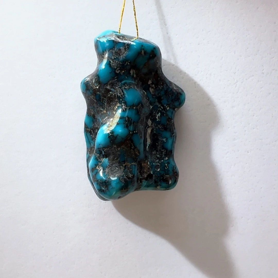 绿松石未镶嵌挂件