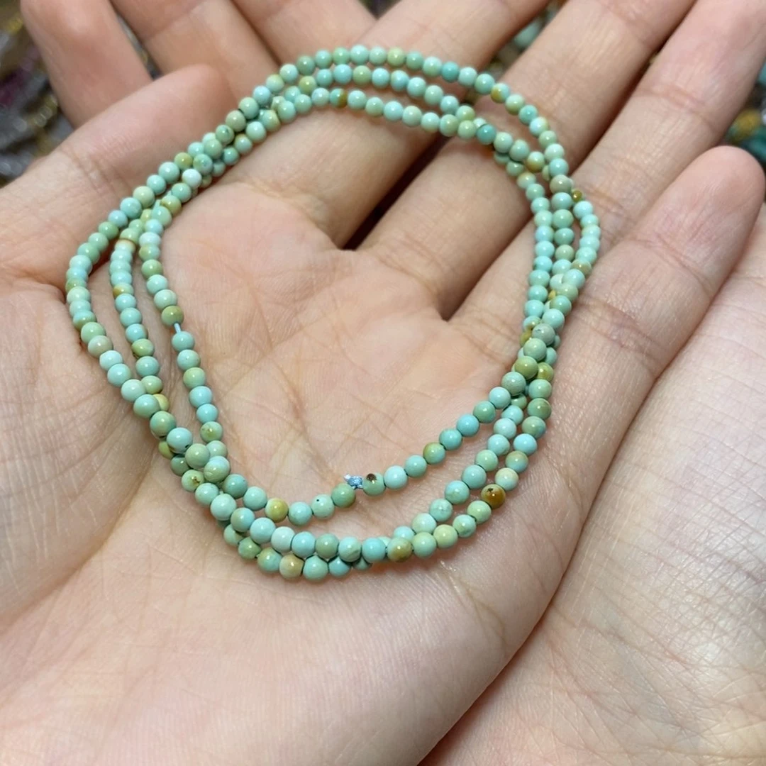 绿松石未镶嵌小米珠卡3