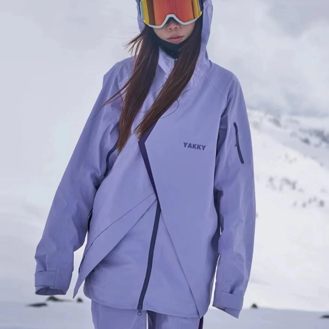 YAKKY PANG 24-25设计师款刀锋系列滑雪服3L面料防水透气男女同款