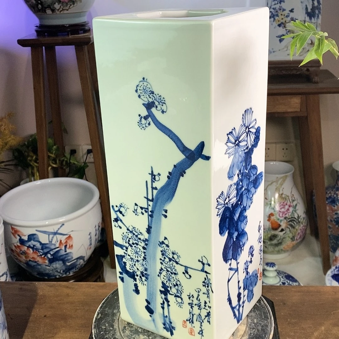 【闪购商品】景德镇陶瓷家用摆件枕**海