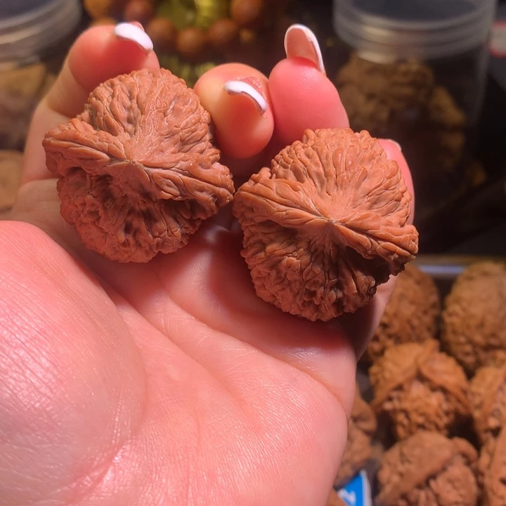 流***爺吊坠文玩核桃37尺全品蒜头