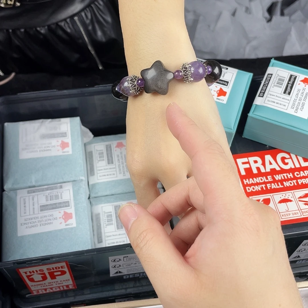 手链银S925镶嵌水晶