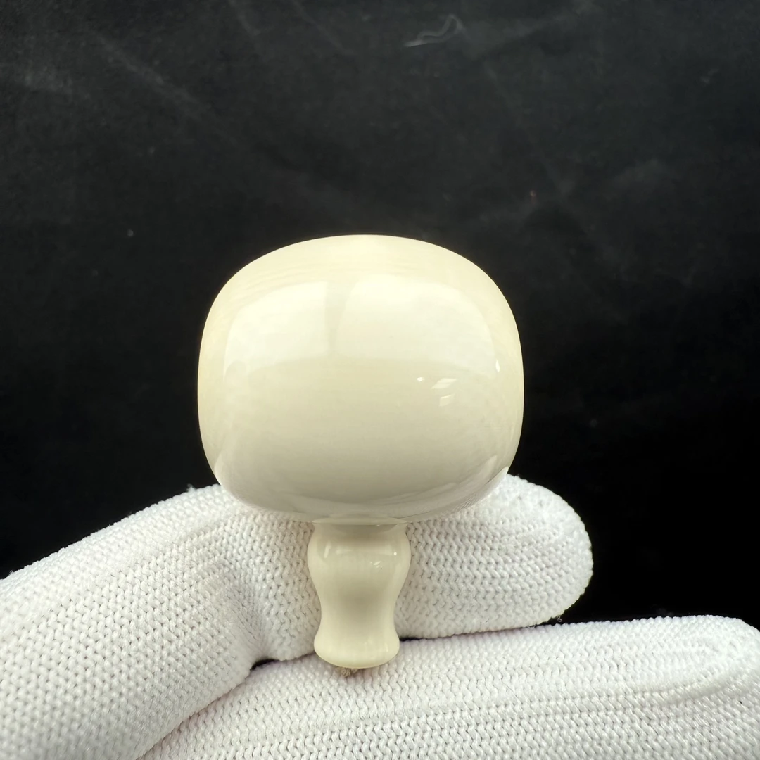J7342天然猛犸牙 精品乳牙三通29.2*40.6mm 支持鉴定 假一罚十