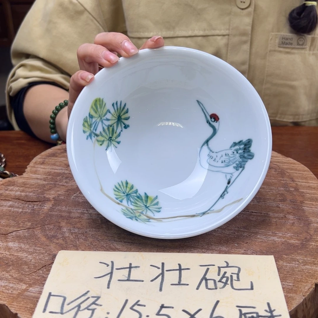 瓷片景德镇陶瓷手工手绘制作