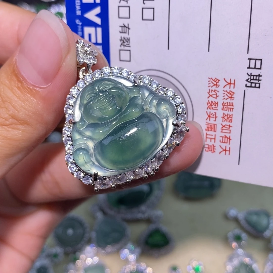 ****-颈饰未镶嵌翡翠天然