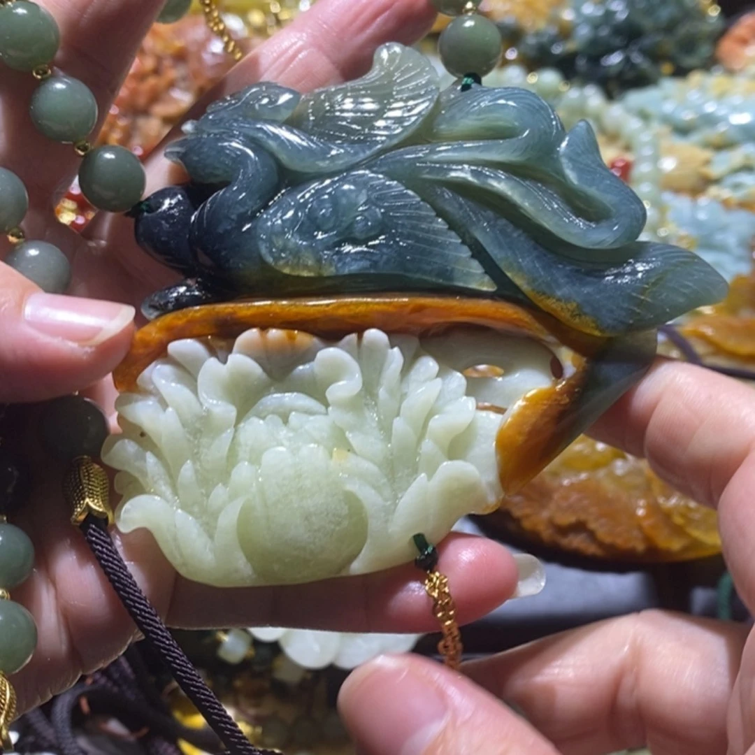 【闪购商品】岫玉毛衣链未镶嵌