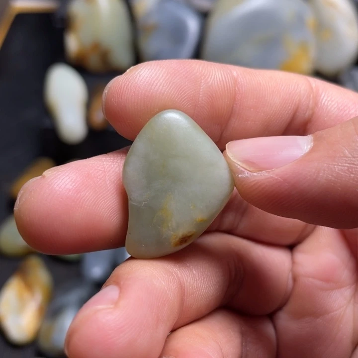 和田玉未镶嵌挂件33