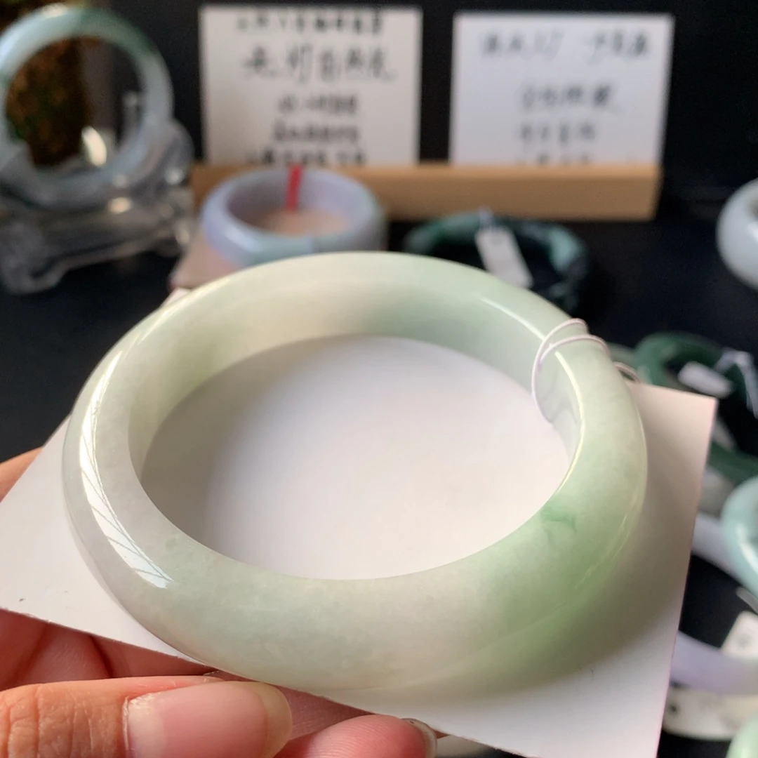 翡翠未镶嵌手镯47号61.3-13.1-9.9