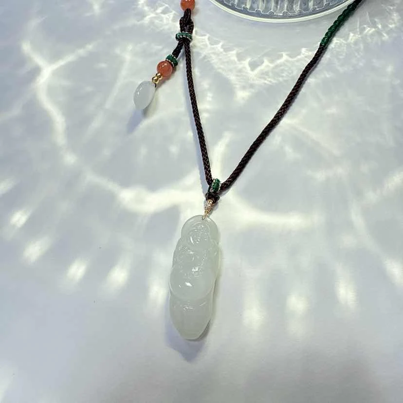 “书佑”18k和田玉佛公