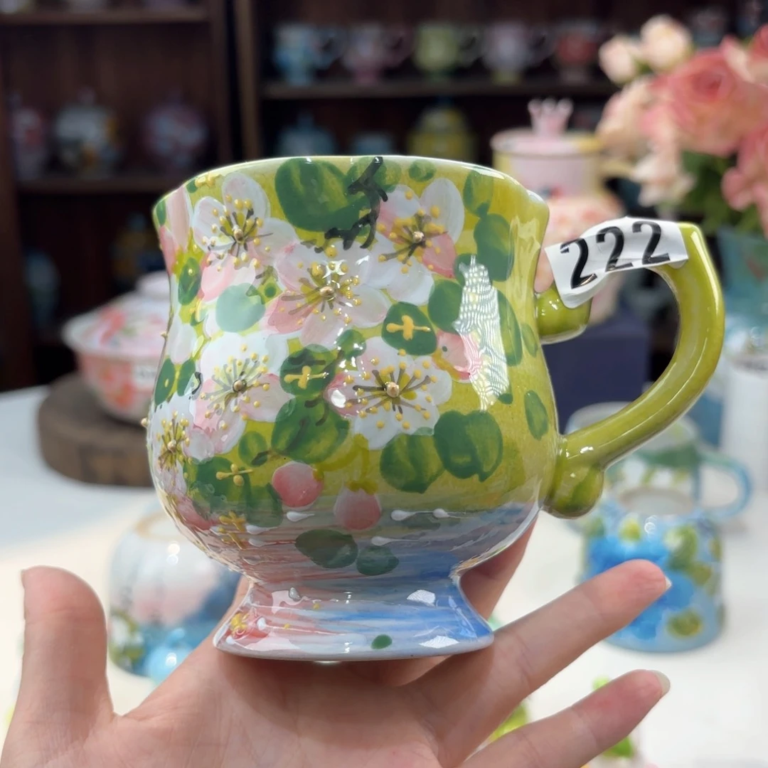 景德镇手绘高温釉下彩陶瓷茶具