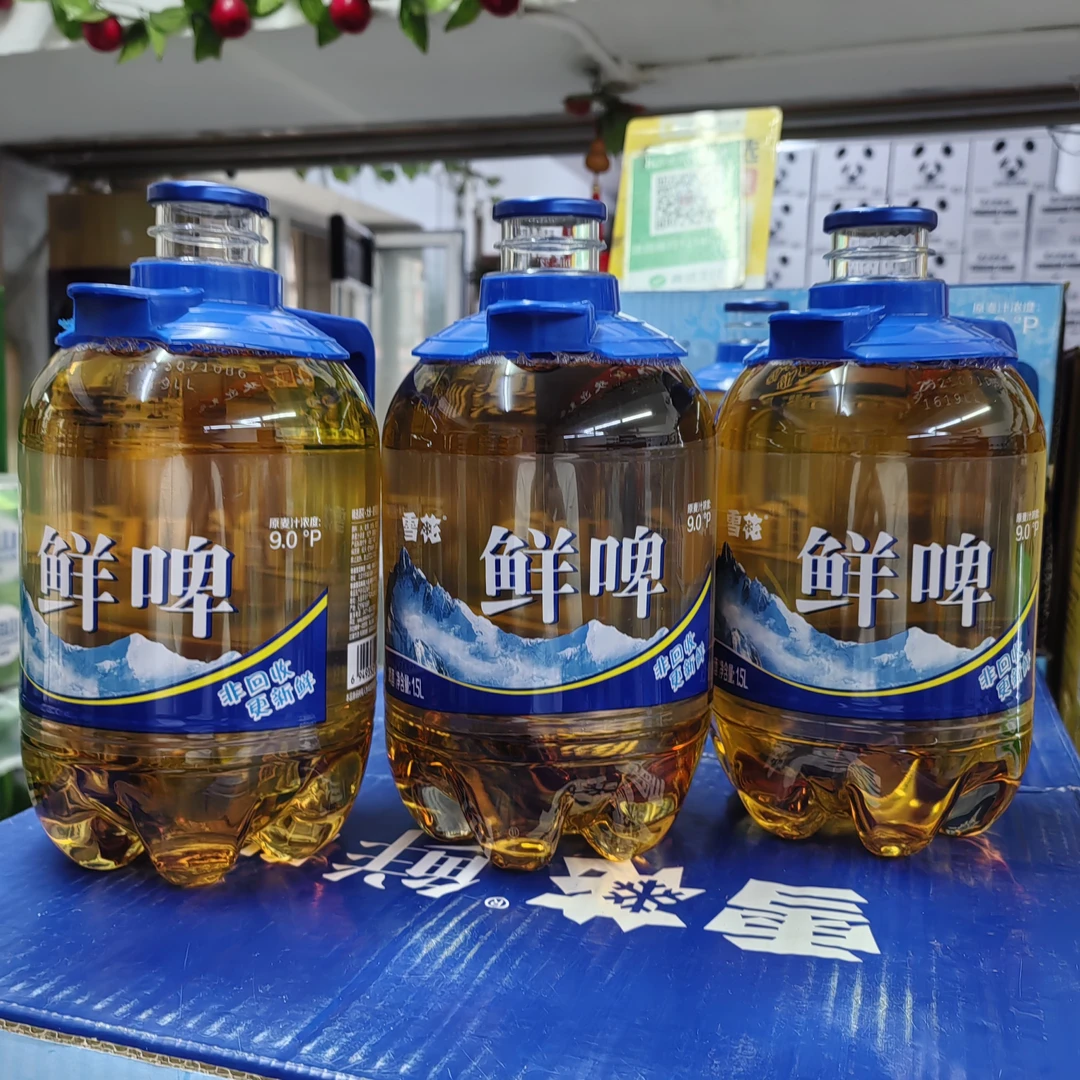 雪花鲜啤1.5升×6桶（临期）