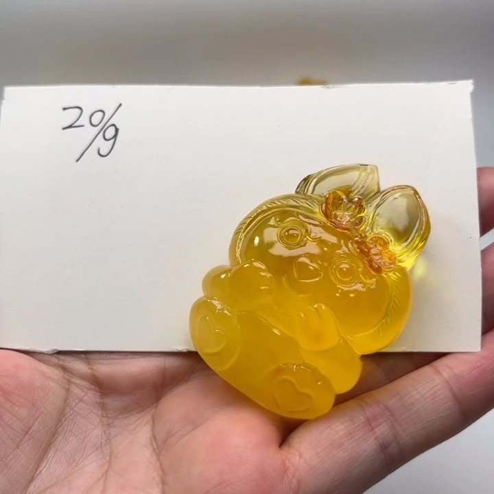 琥珀颈饰未镶嵌琥珀蜜蜡