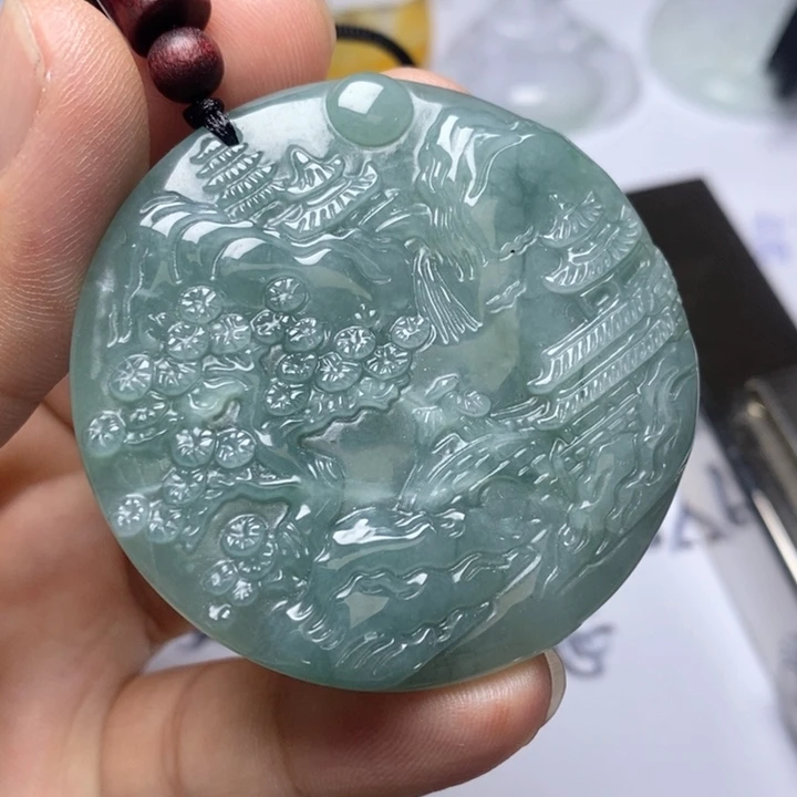 颈饰未镶嵌翡翠翡翠