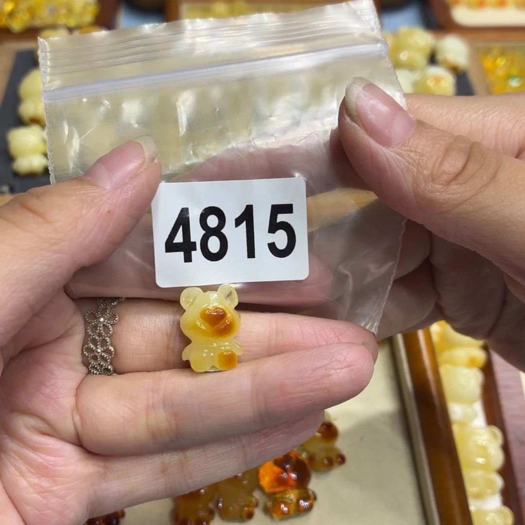 琥珀未镶嵌毛衣链