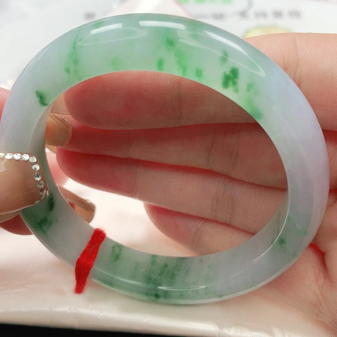 翡翠手镯未镶嵌๓****缅甸天然A货翡翠