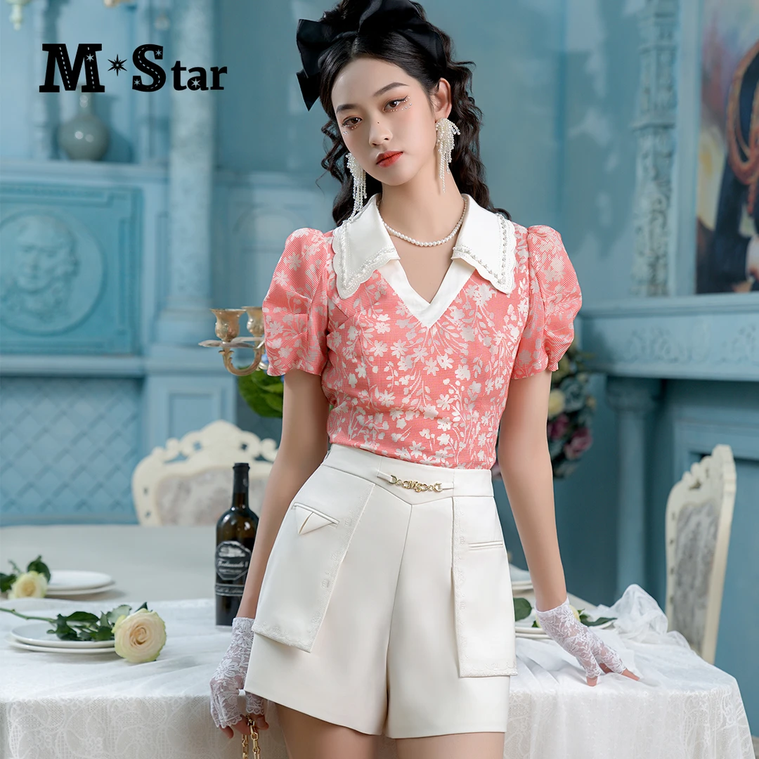 【小杨总专属】M-Star明星系列轻薄v领衬衫SEHS122548
