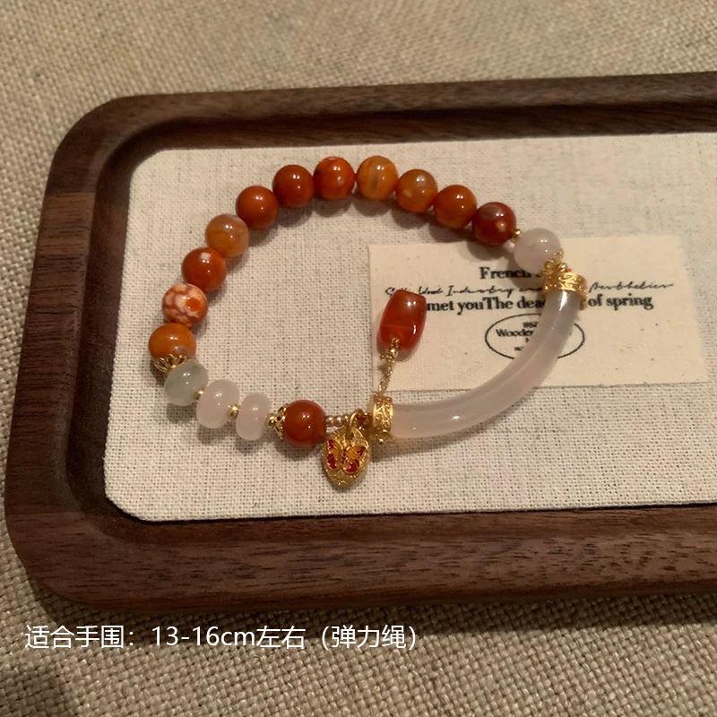 非金属莫桑石手链 轻奢时尚个性设计感百搭少女手链9776-01