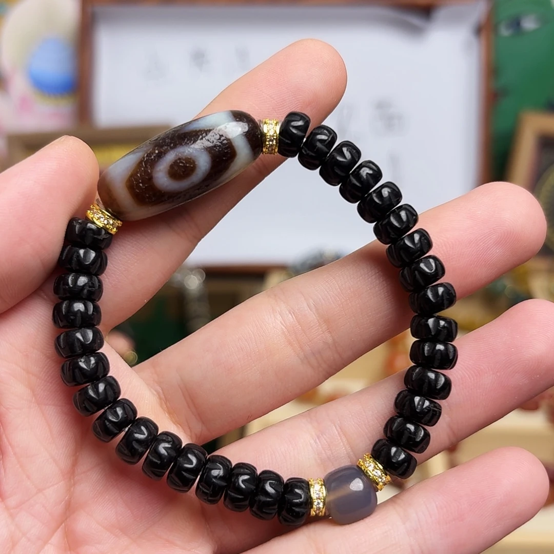 玛瑙/玉髓合金手链1031-19