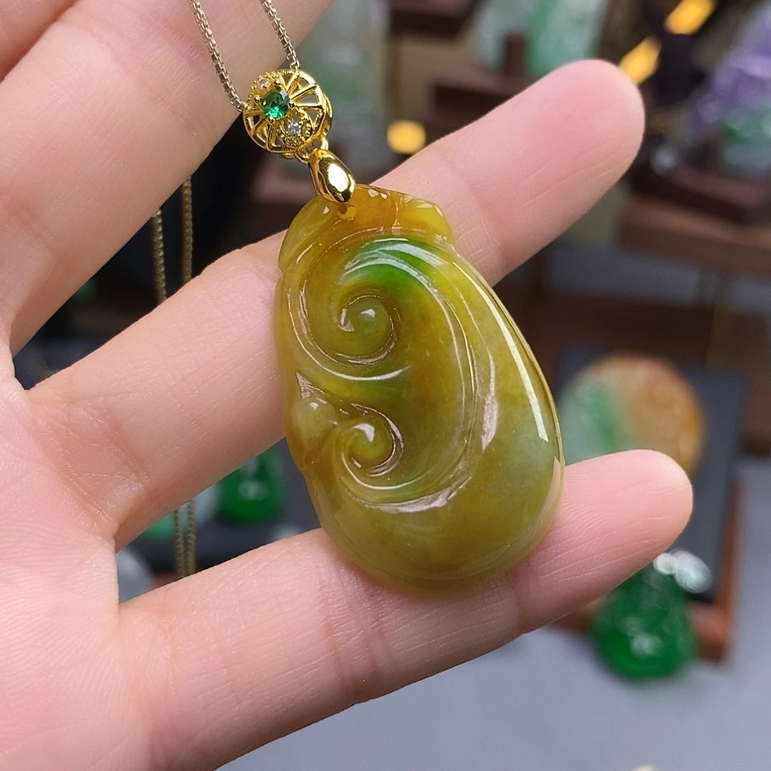吊坠(赠链)未镶嵌翡翠