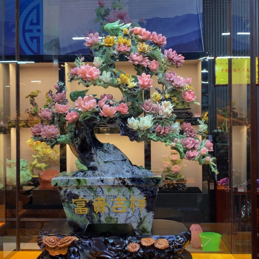 【闪购商品】未镶嵌蛇纹石玉摆件覆膜