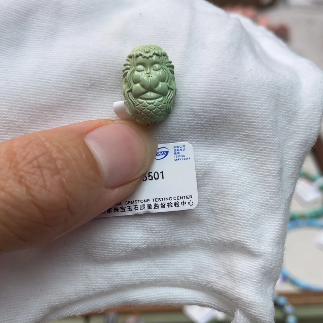 未镶嵌绿松石珠宝奇石