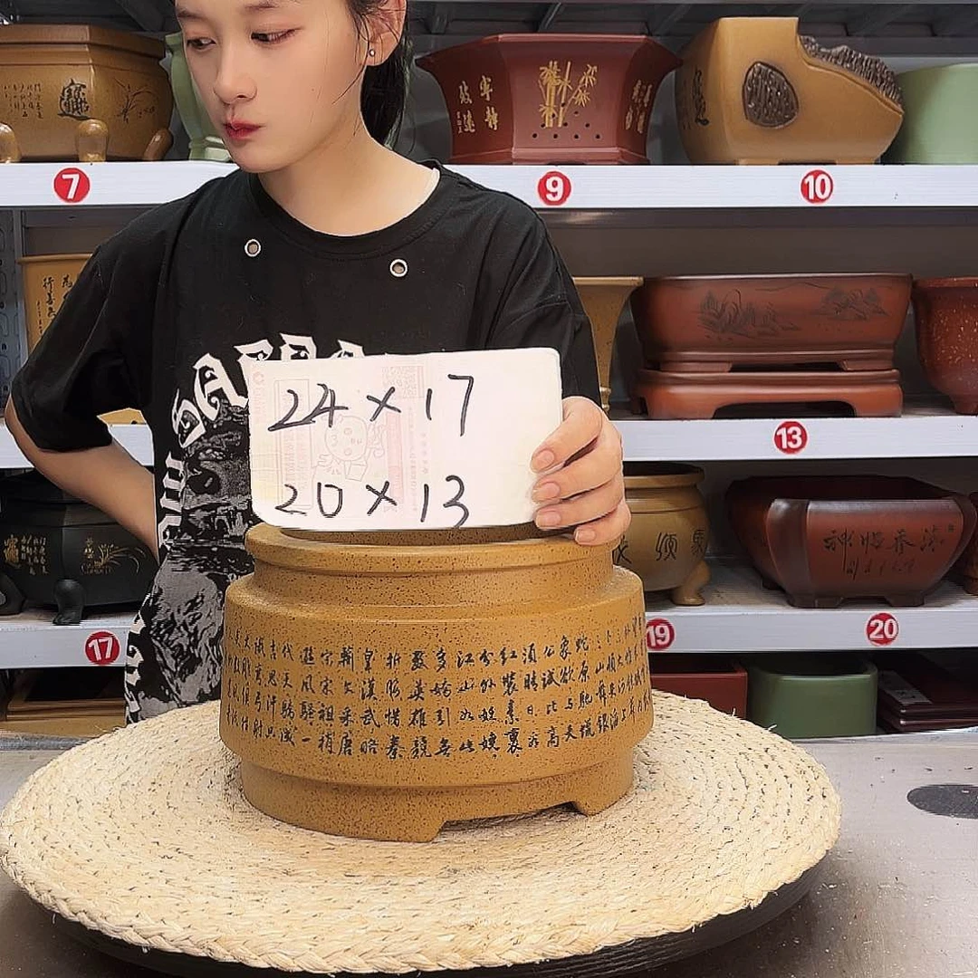 紫砂花盆紫砂花盆