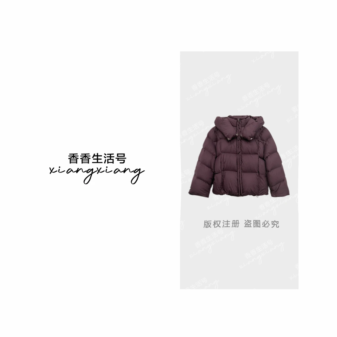 Q‘乌梅子酱’25款冬季新款时尚羽绒服25806