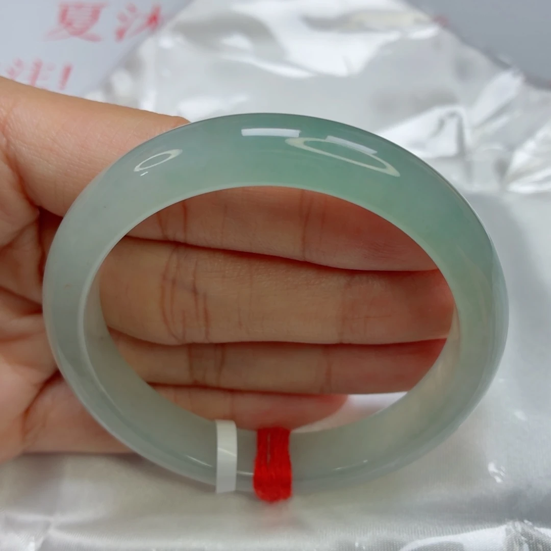 未镶嵌手镯翡翠老坑52圈小冰半山水012