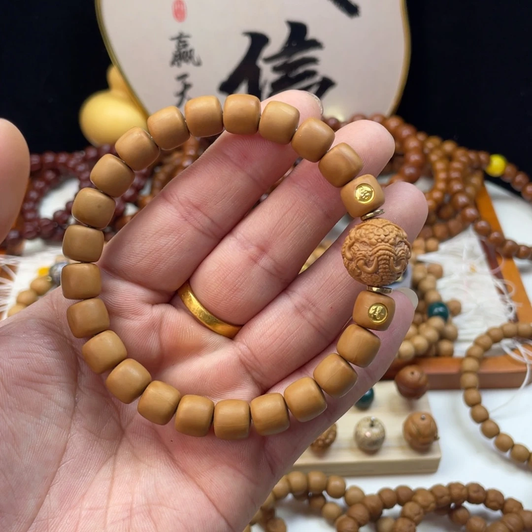 猴头核桃手串小微微瑕手工道珠+舍得标+象神13号