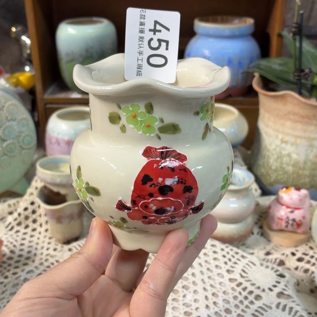 景德镇陶瓷艺术花盆