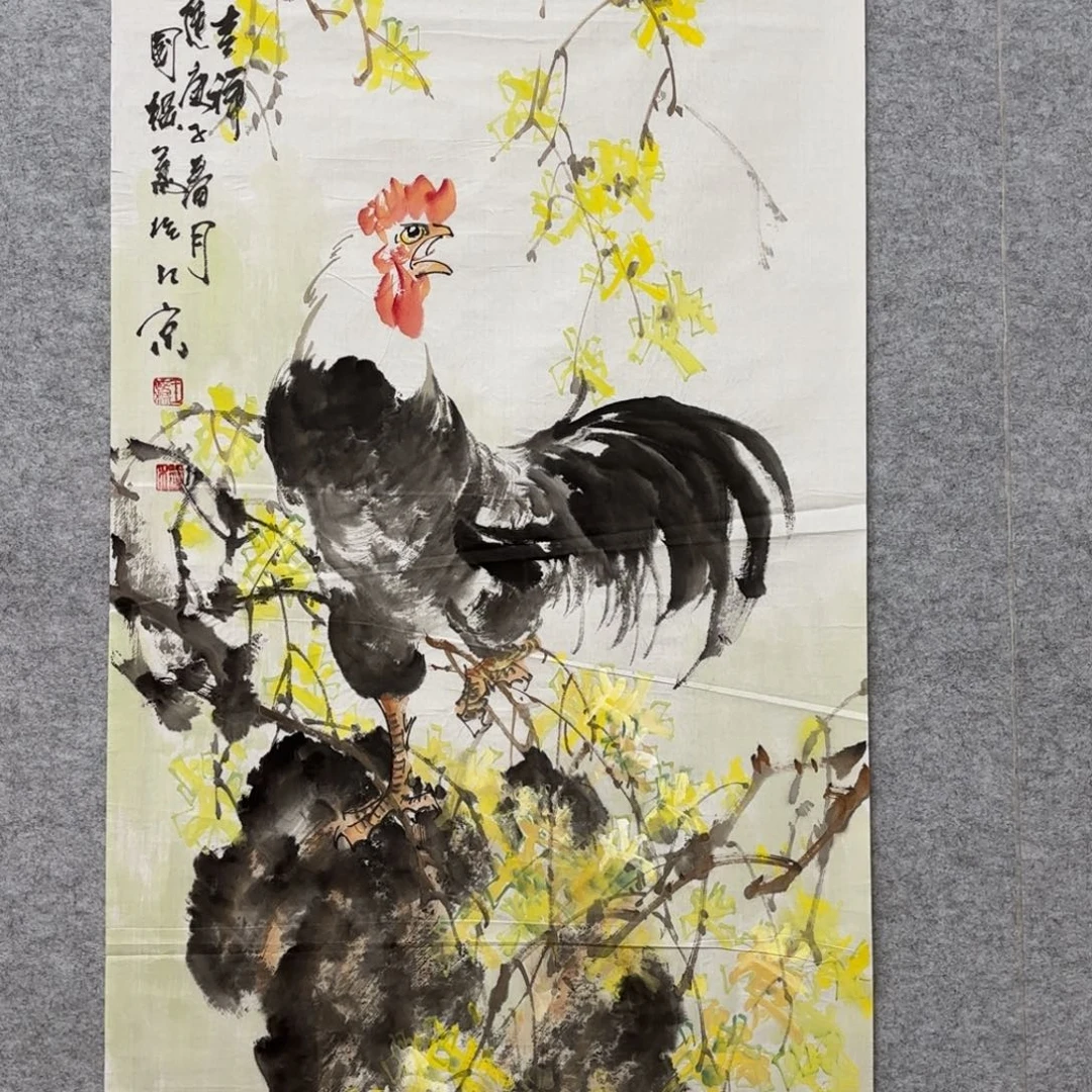 国画花鸟等图案为主线