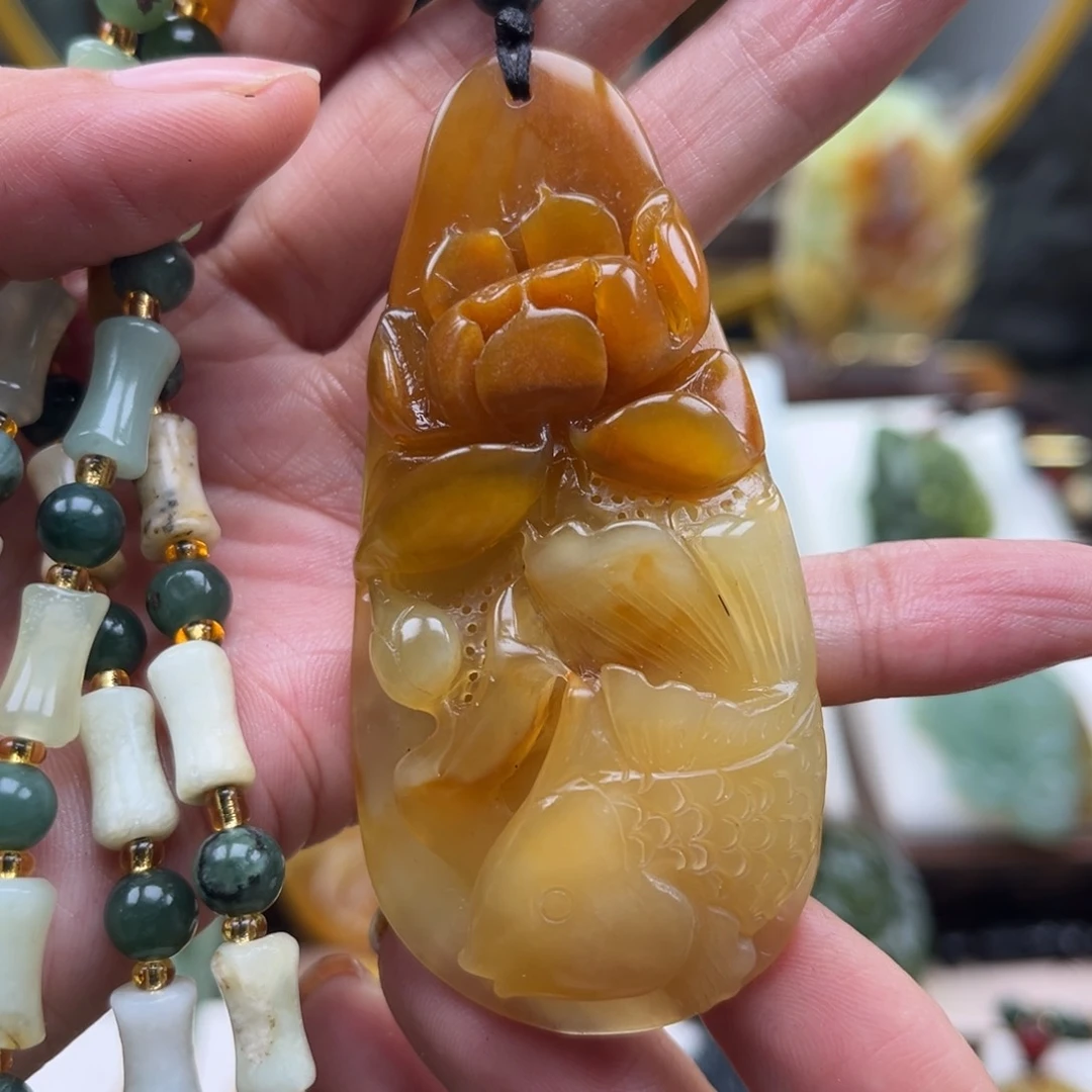 岫玉未镶嵌挂件挂件