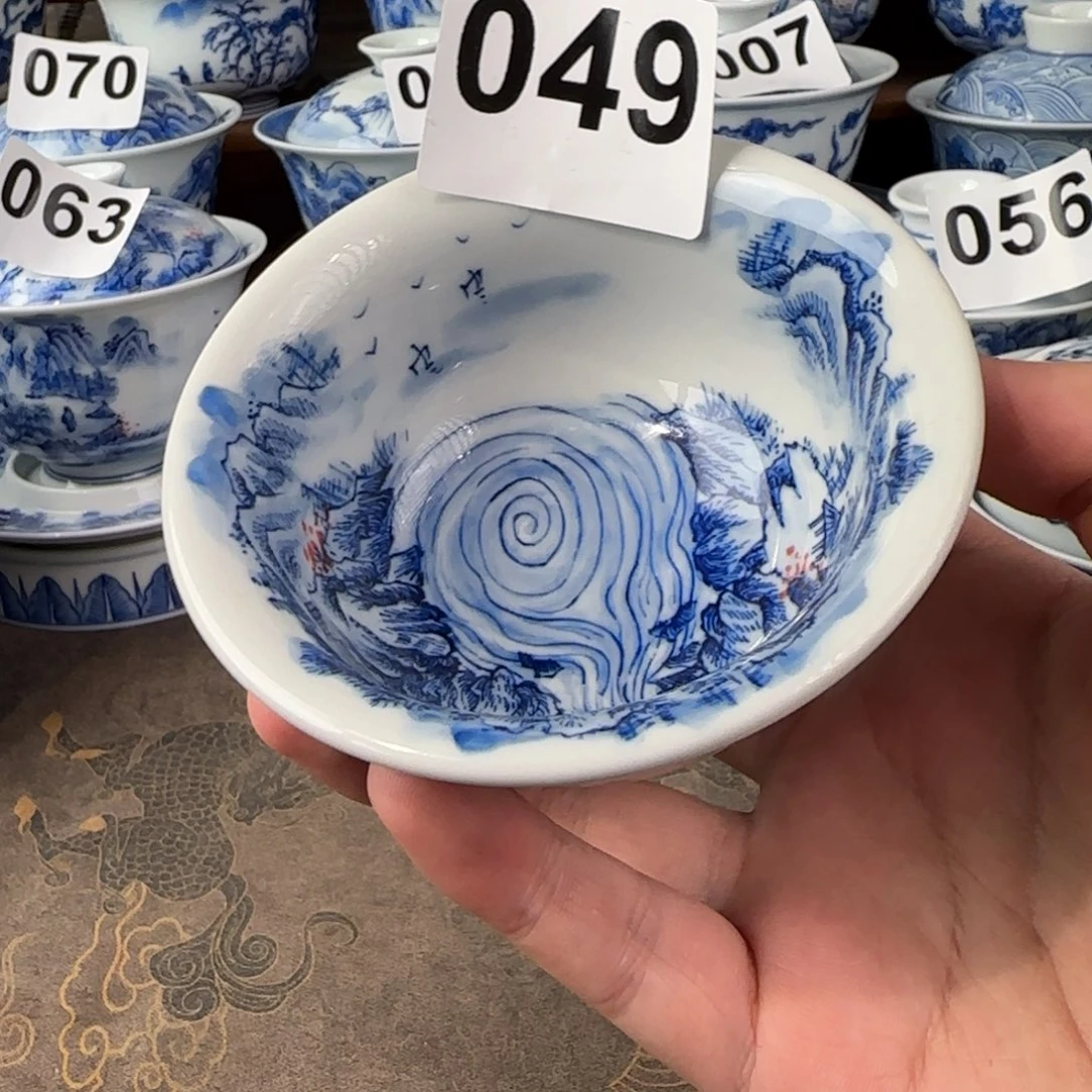 景德镇手绘内外满绘压手