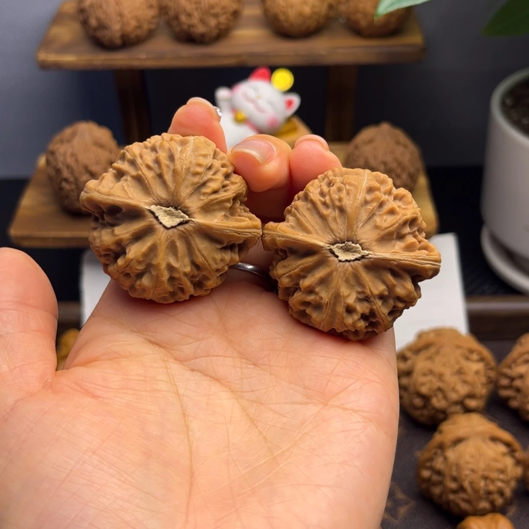 把件文玩核桃宫灯 44 全品白茬