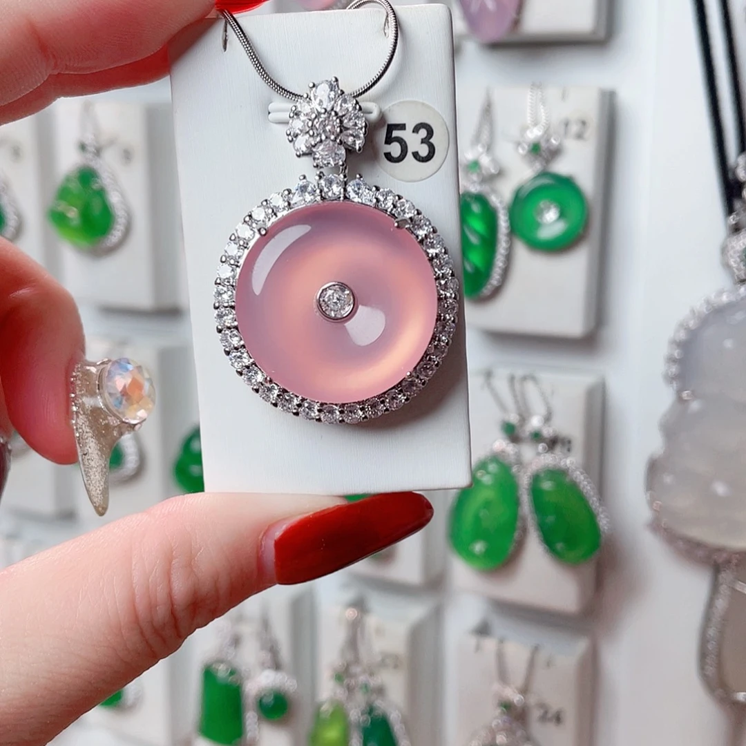 玛瑙/玉髓吊坠(赠链)未镶嵌