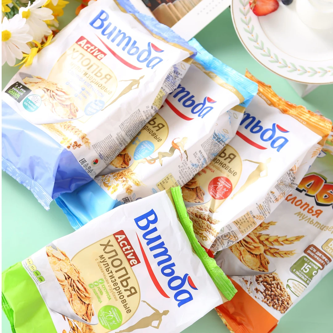 【250g*3包】俄罗斯进口vitba亚麻籽混合麦片无蔗糖谷物混合麦片