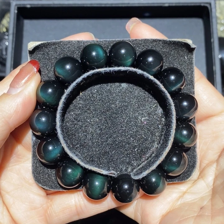 黑曜岩手链未镶嵌悠**得