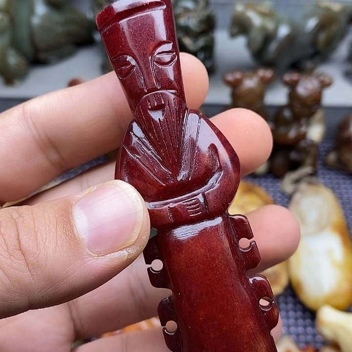 未镶嵌蛇纹石玉颈饰