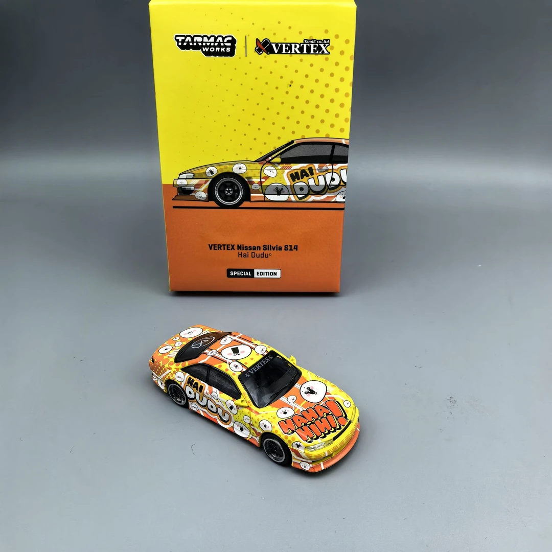 TW NISSAN SILVIA S14 DUDU 尼桑S14 EMS印尼限定 合金汽车模型