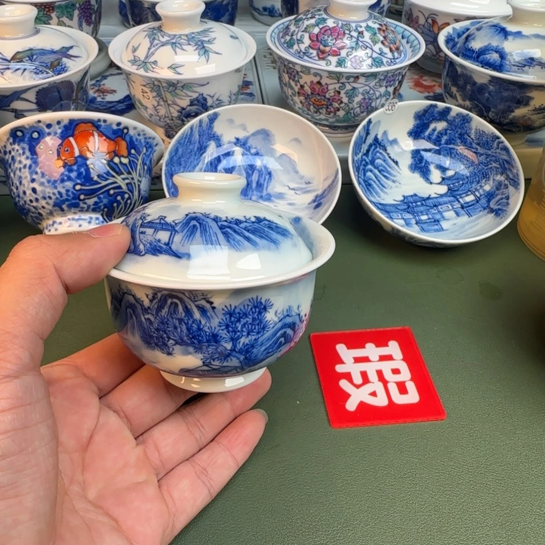 陶纯手工纯手绘茶具342