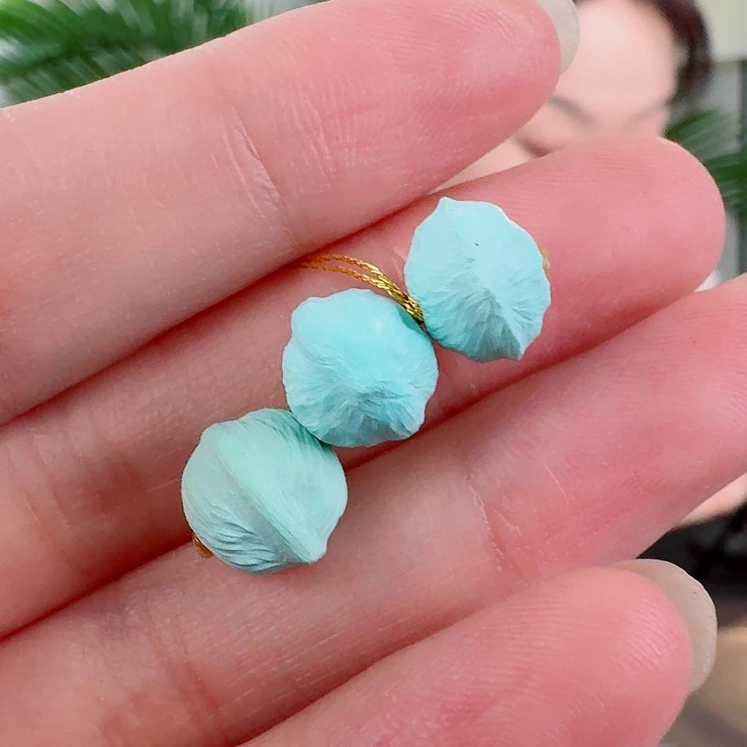 未镶嵌绿松石珠宝奇石