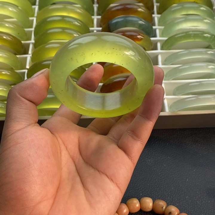 蛇纹石玉合金手镯54