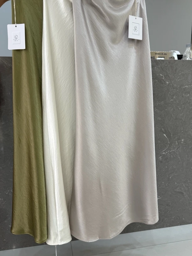 醋酸鱼尾裙百搭女款