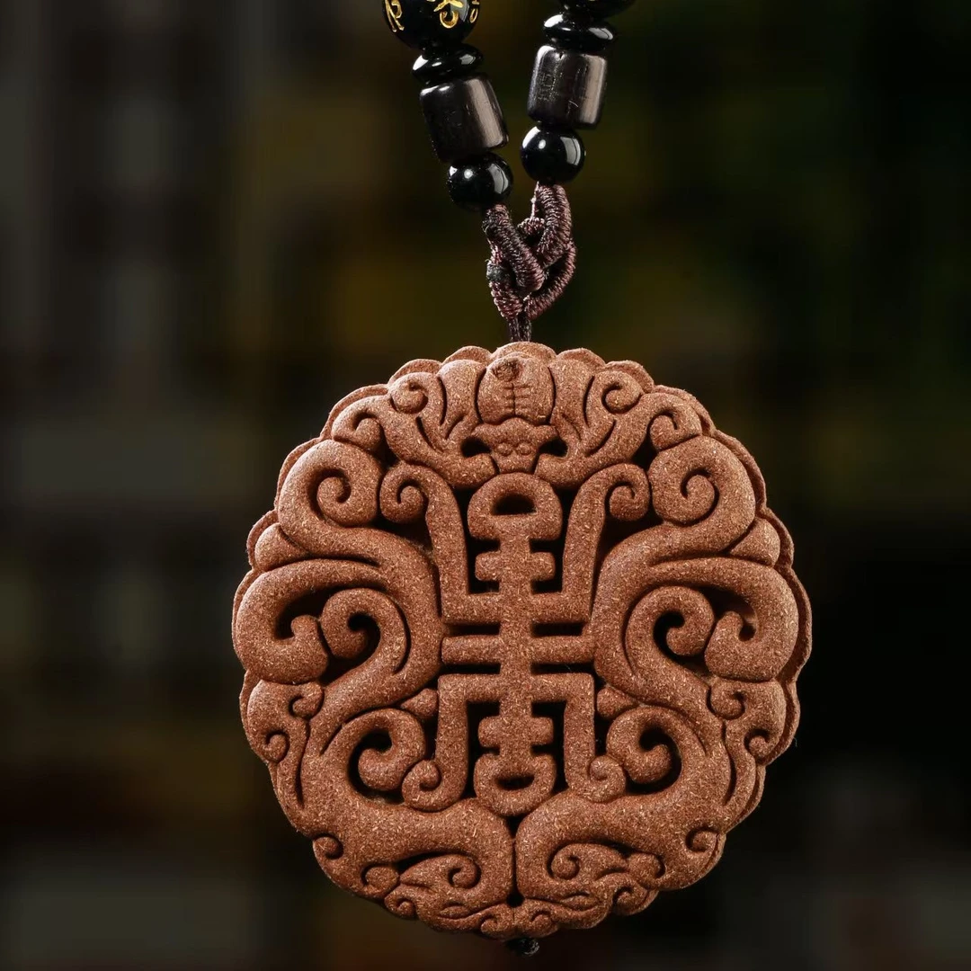 双龙祝寿香牌配饰