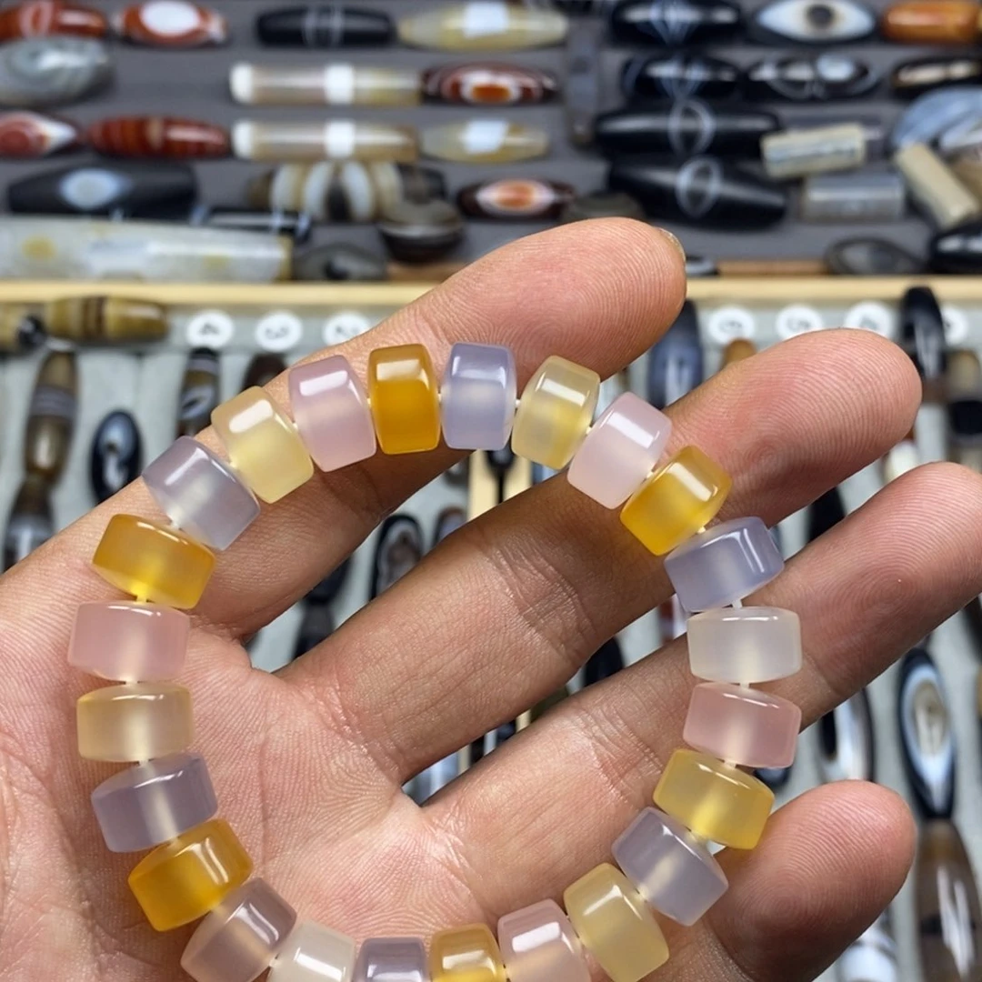 未镶嵌玛瑙/玉髓珠宝半成品
