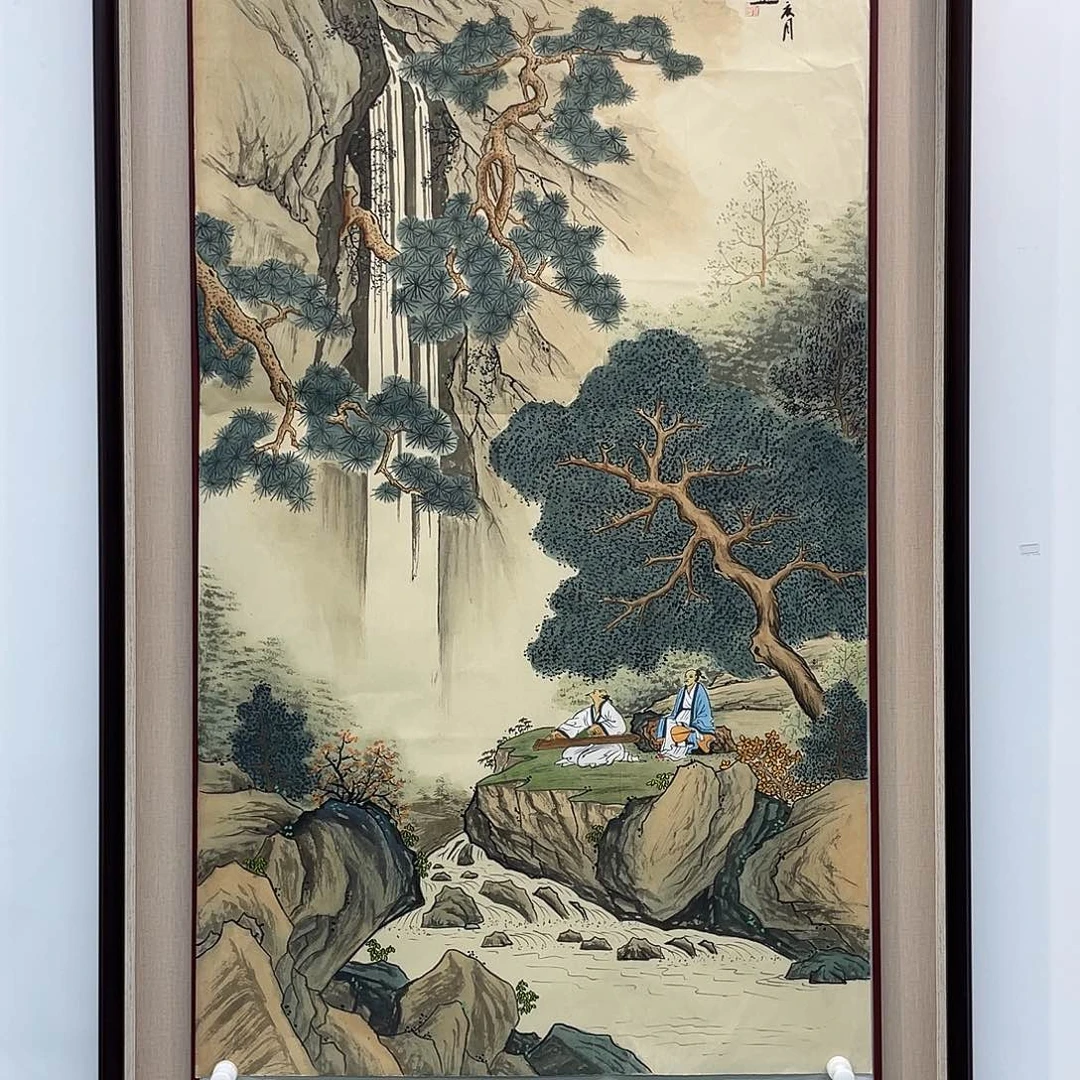 国画凌行志手绘作品